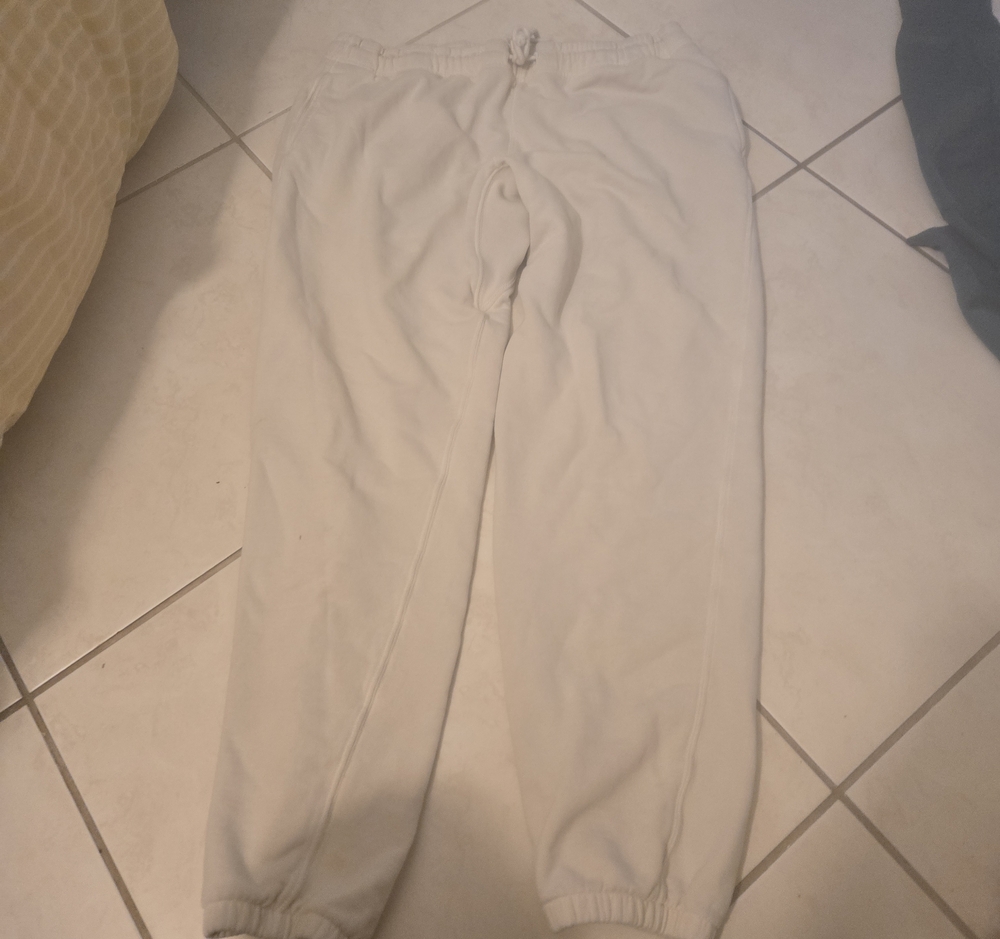 Ralph Lauren Cream Drawstring Jogger Sweatpants